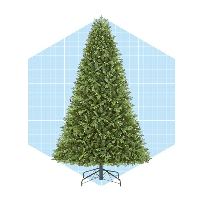 Home Decorations 9 Foot Pre Lit Swiss Mountain Spruce Christmas Tree Ecomm Via Homedepot.com 