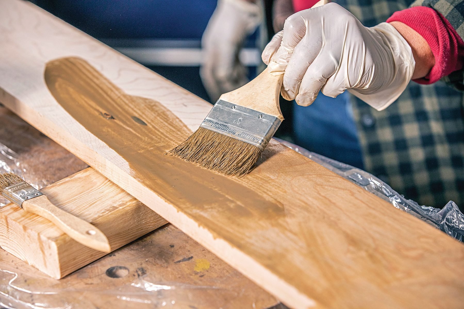 How To Make A Living Wall Pre-stain and cut