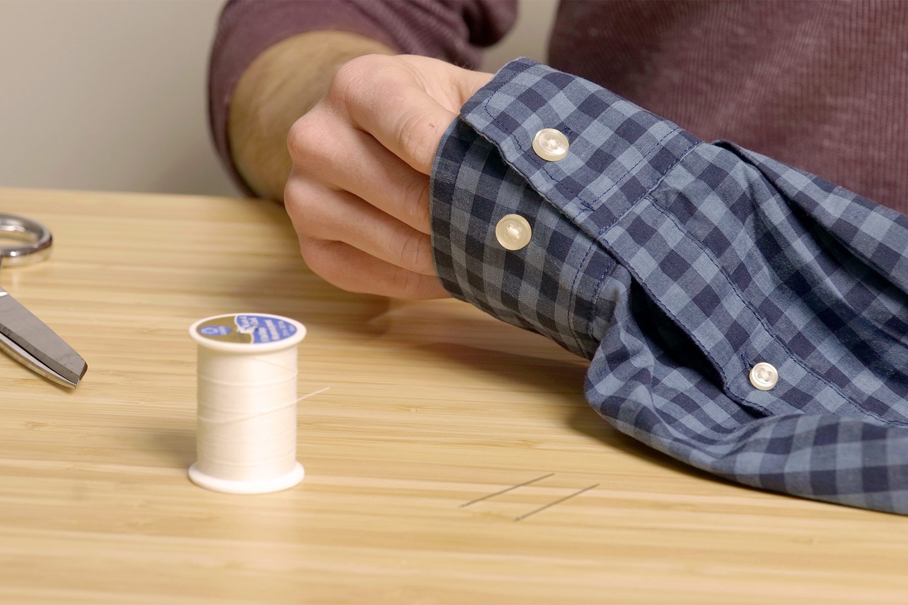 How To Sew a Button