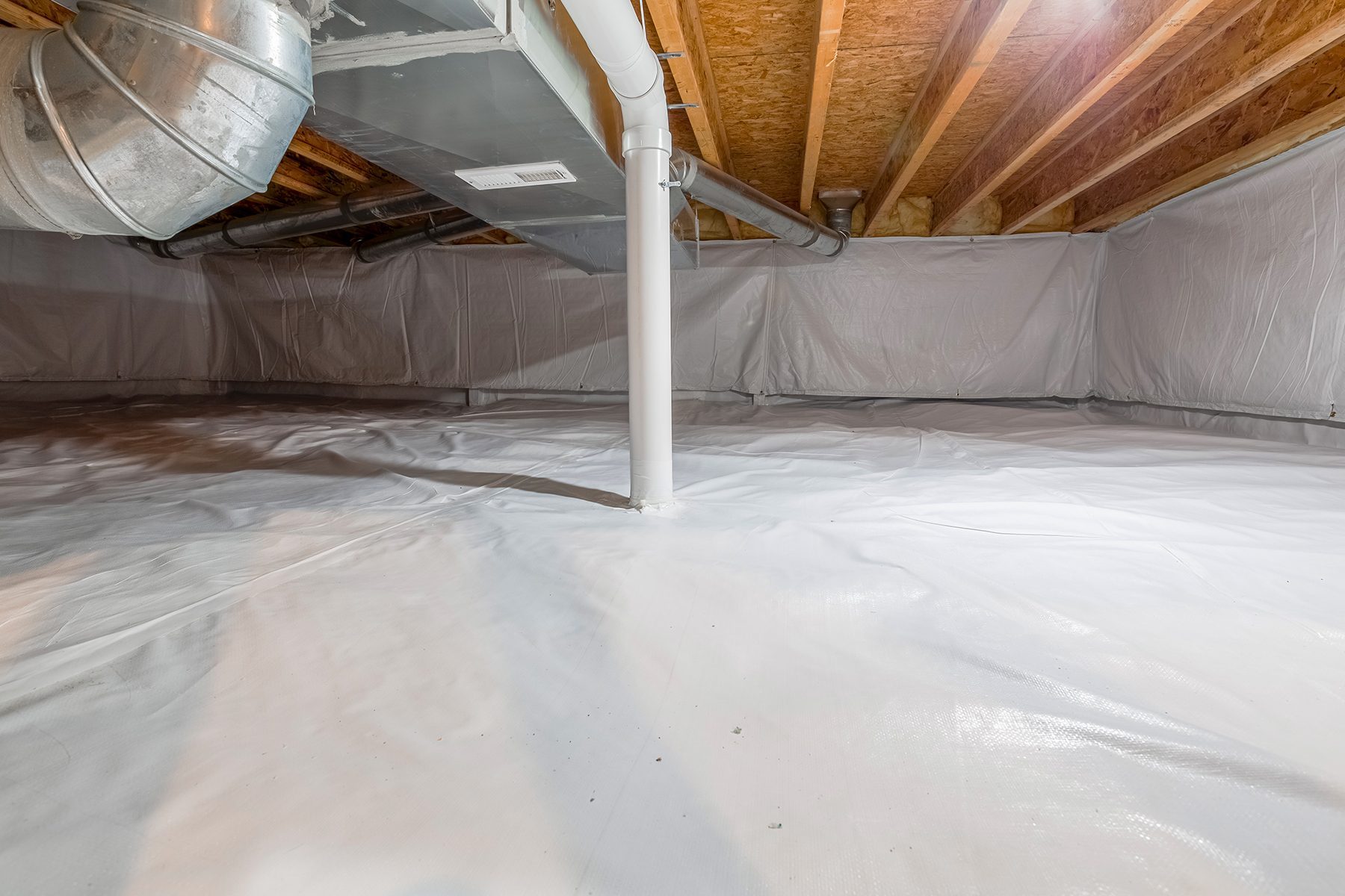 How to Install a Vapor Barrier in a Crawlspace