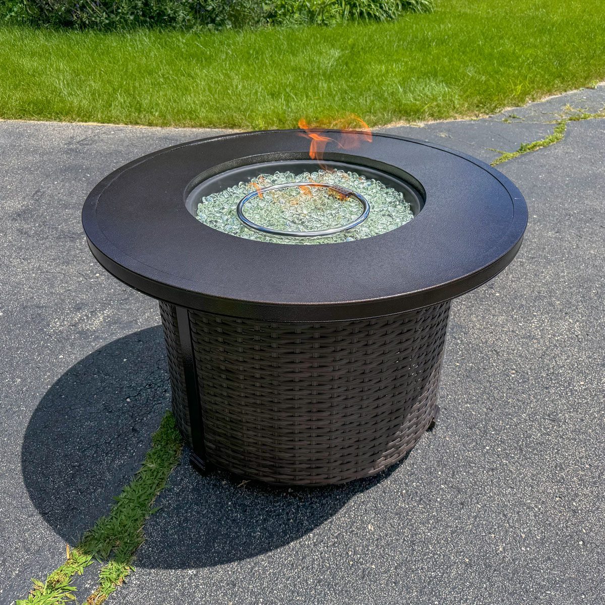 Outdoor Patio Propane Gas Firepit