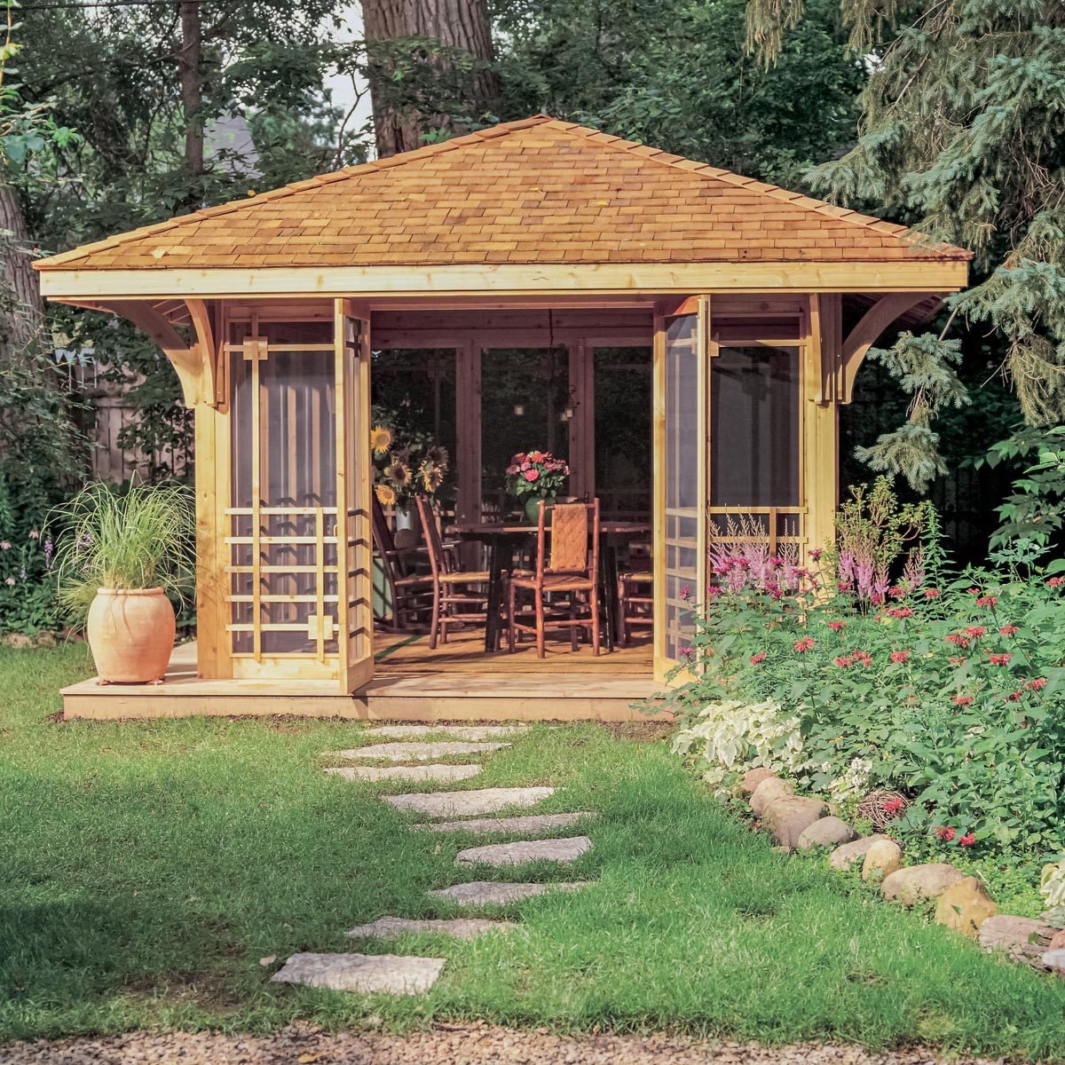 How To Build a DIY Cedar Screen House