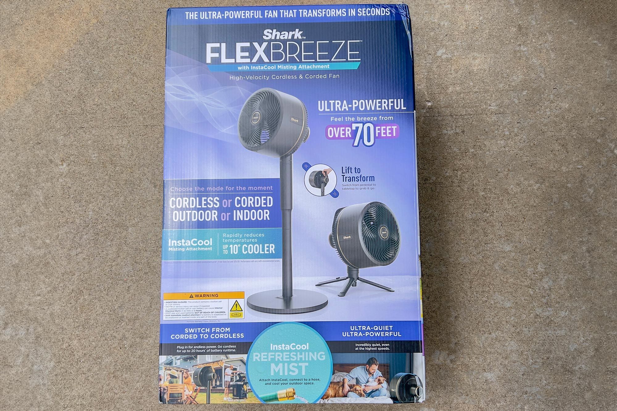 Shark Flexbreeze Fan in a Box