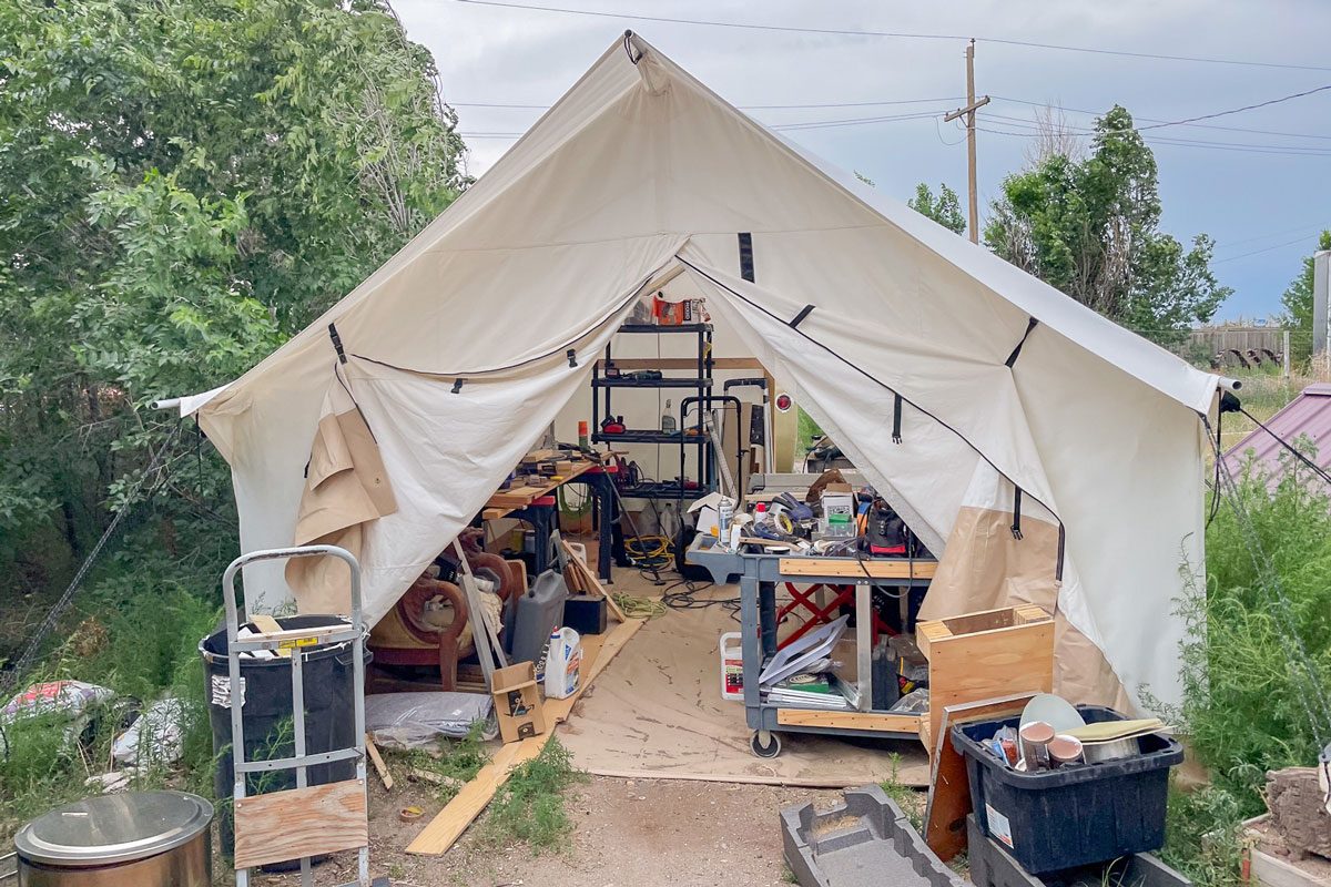 White Duck Canvas Tent