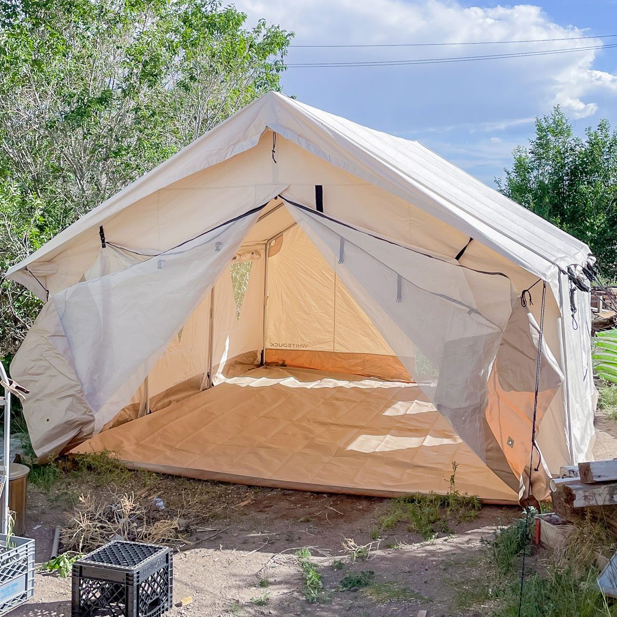 White Duck Canvas Tent