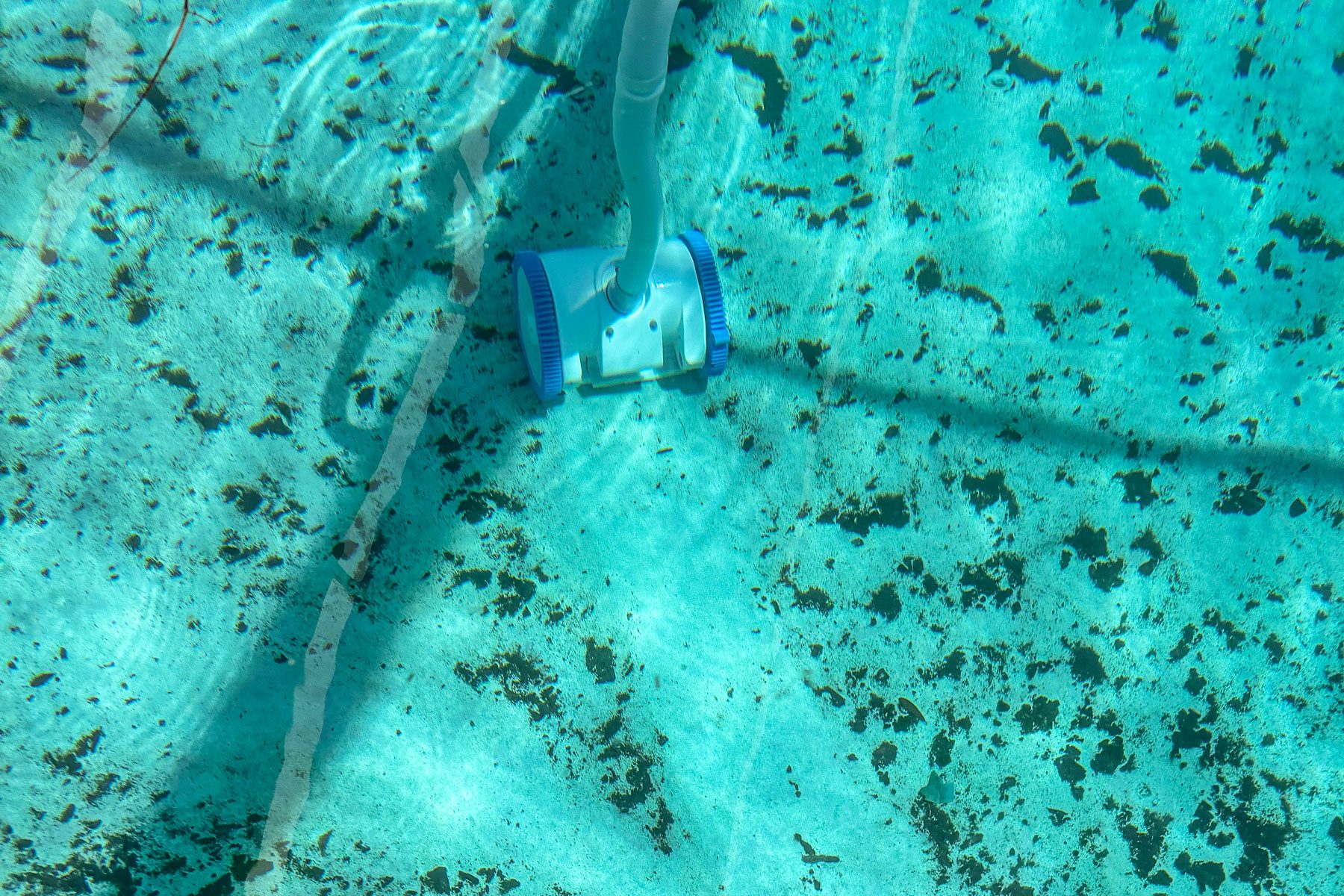 Hayward Pool Cleaner underwater.