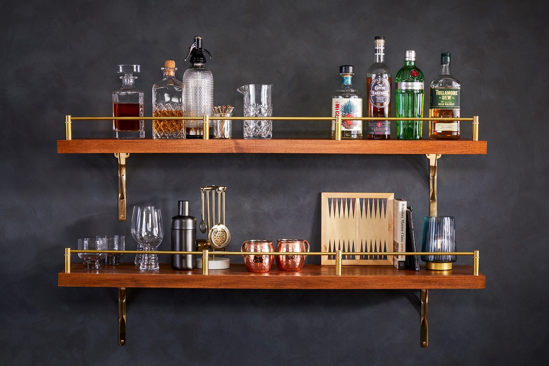 How To Build Bar Shelves