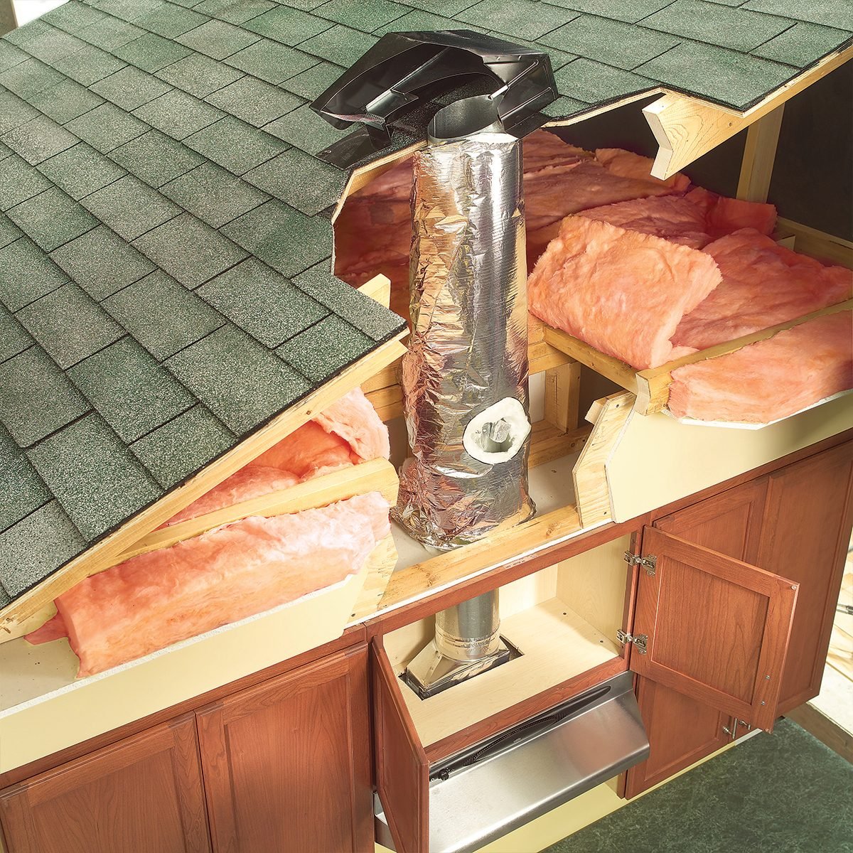 How To Install a Kitchen Hood Roof Vent