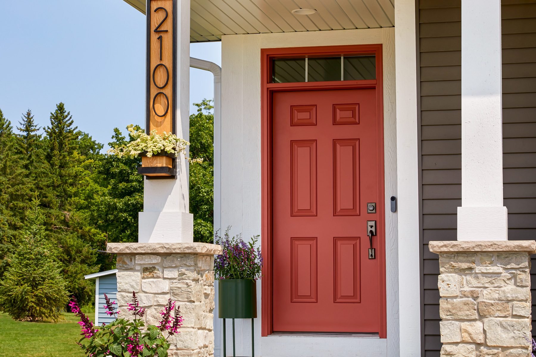 How To Paint a Front Door Without Removing It