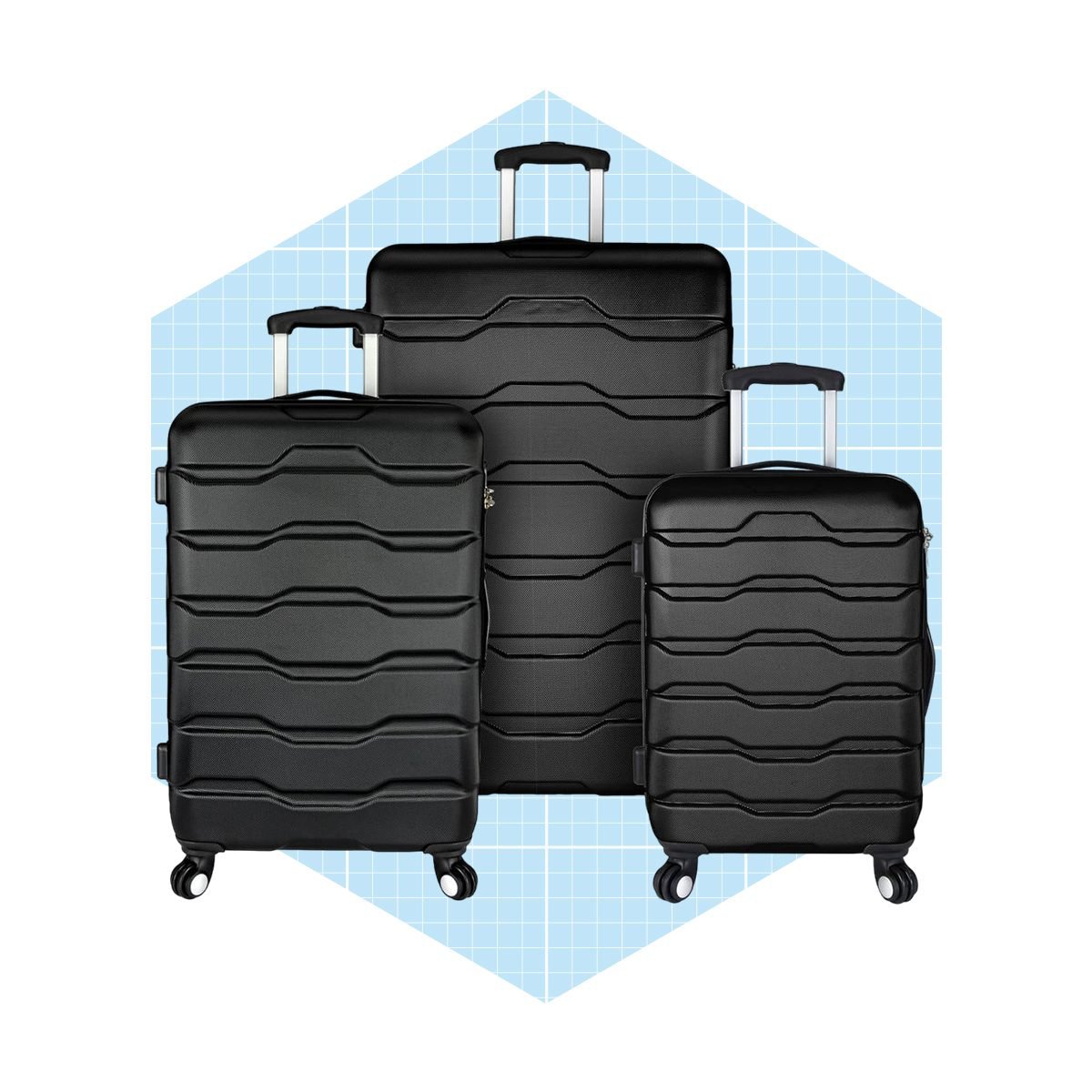 Elite Luggage Omni 3 Piece Hardside Spinner Luggage Set Ecomm Via Homedepot.com