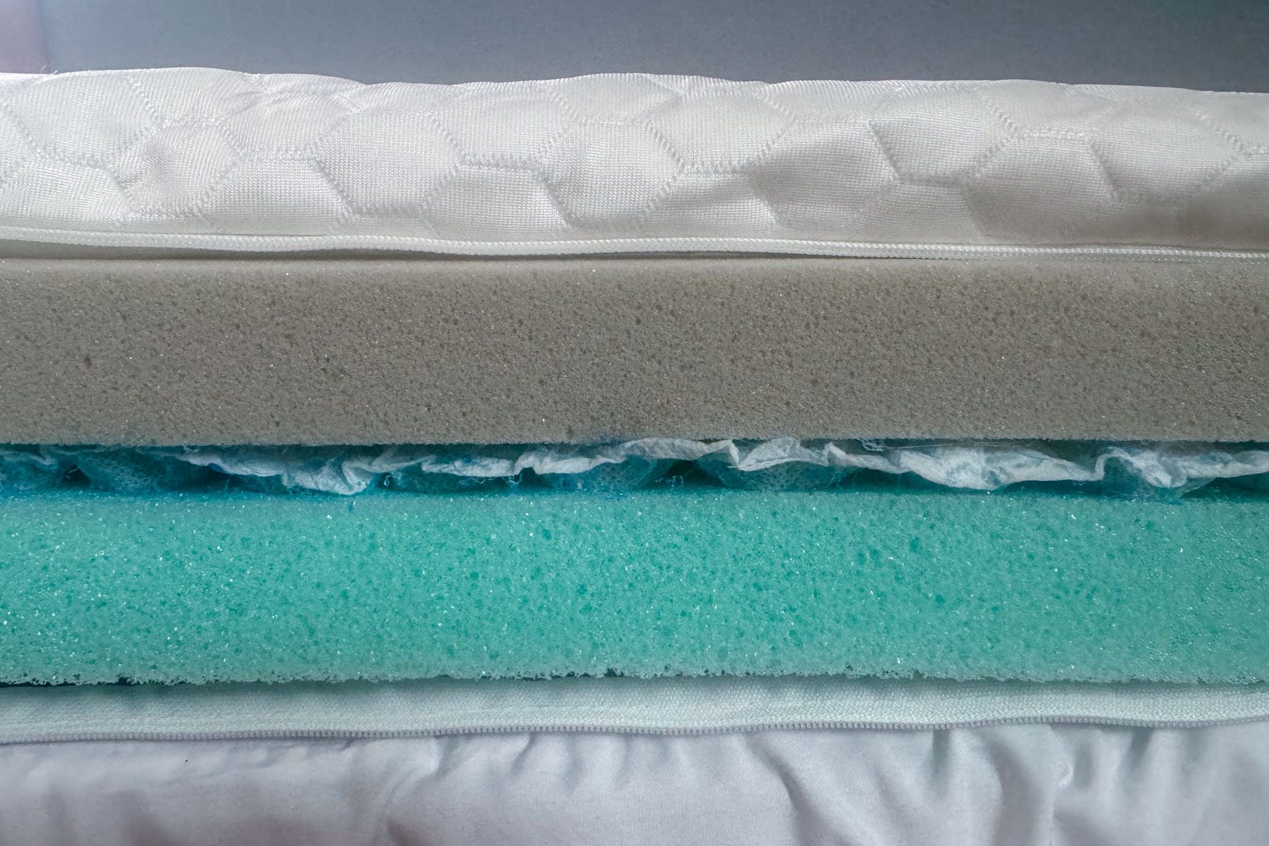 Helix Glaciotex Premium Mattress Topper layers