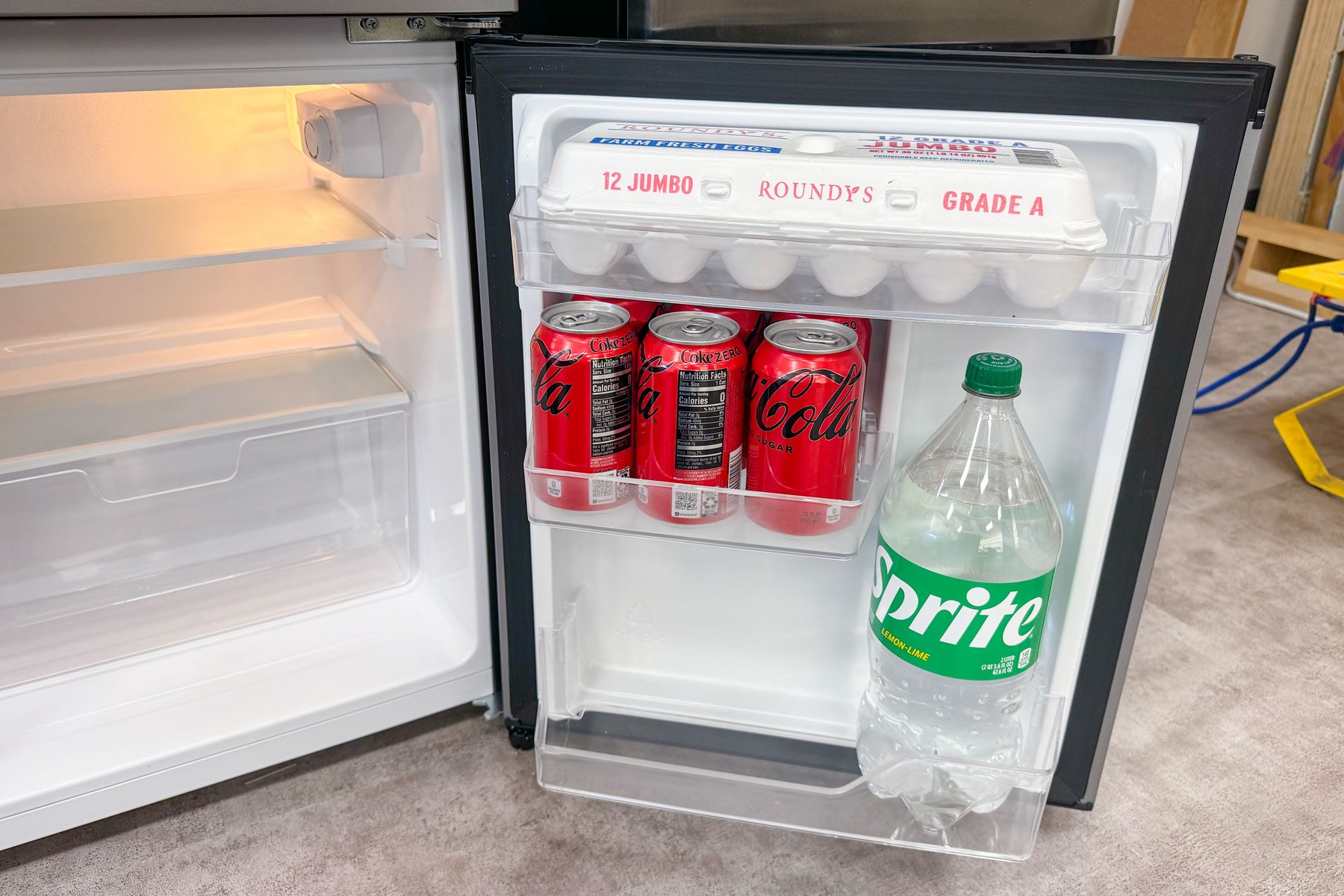 Hisense Mini Fridge interior