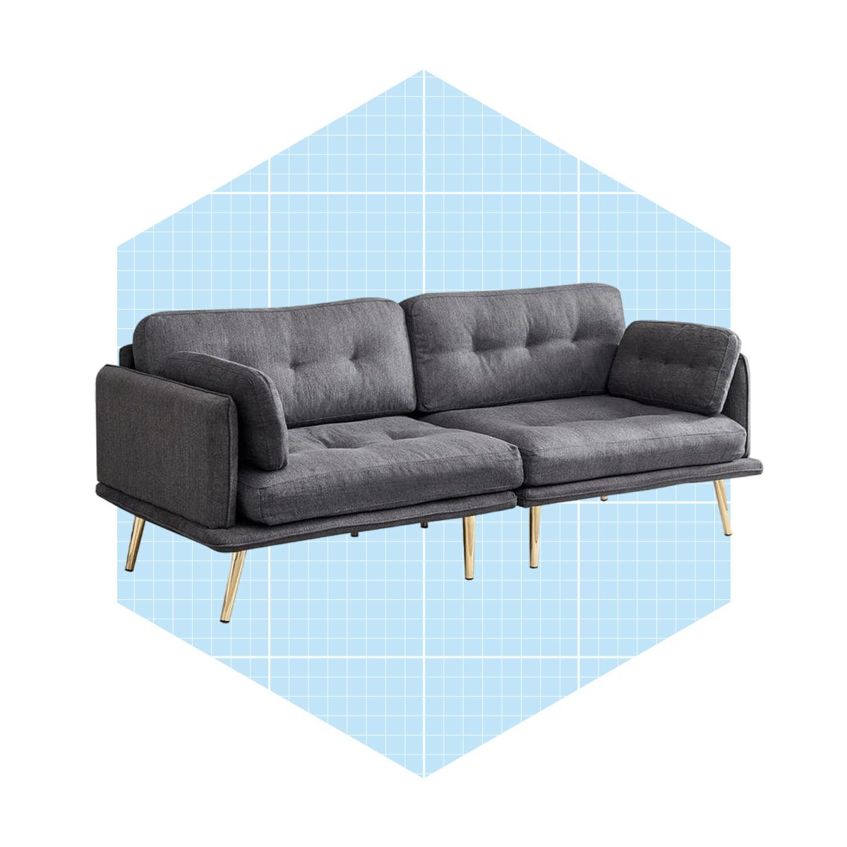 Harper & Bright Designs Straight Arm 3 Seat Linen Fabric Rectangle Sofa Ecomm Via Homedepot.com