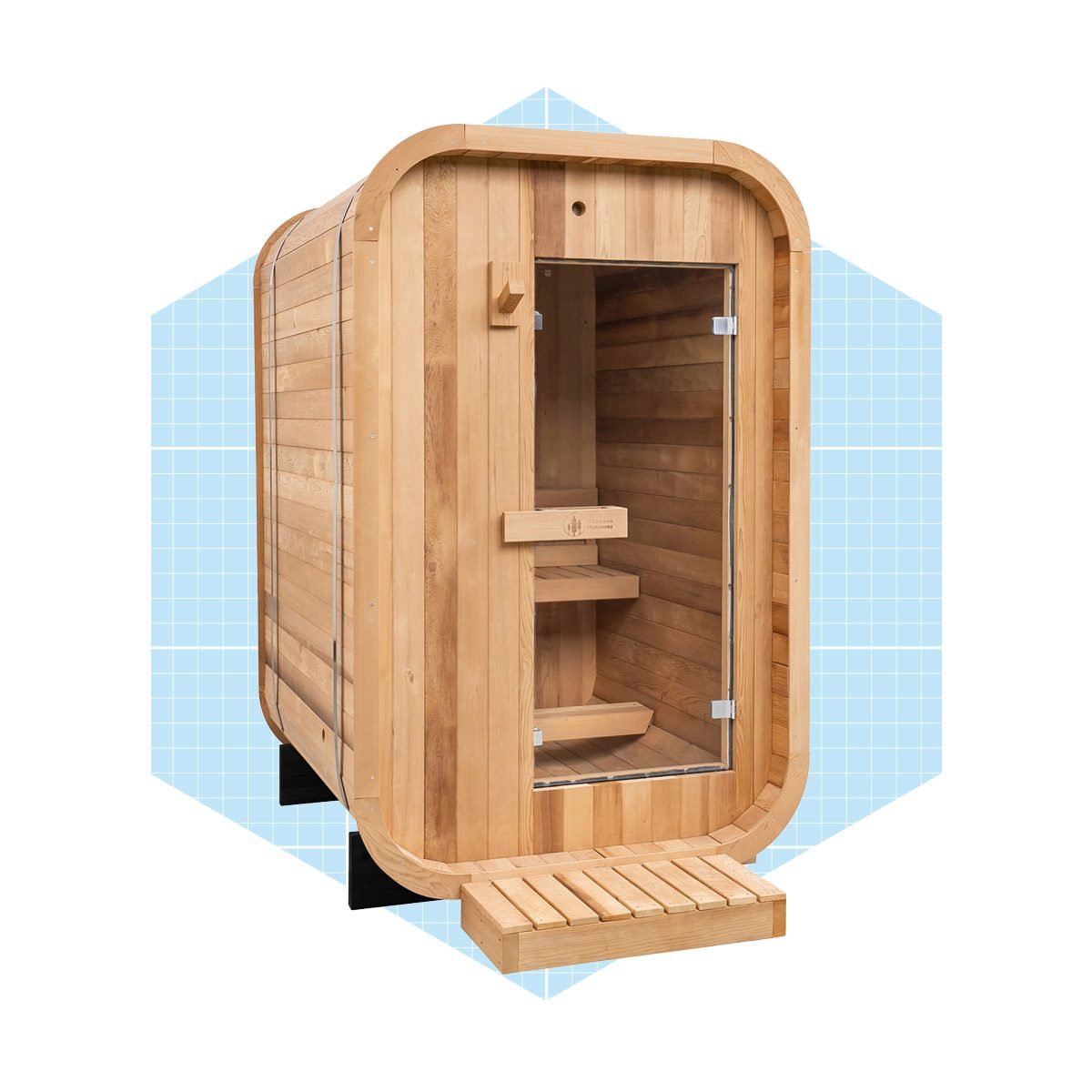 Redwood Outdoors Thermowood Mini Cube Sauna