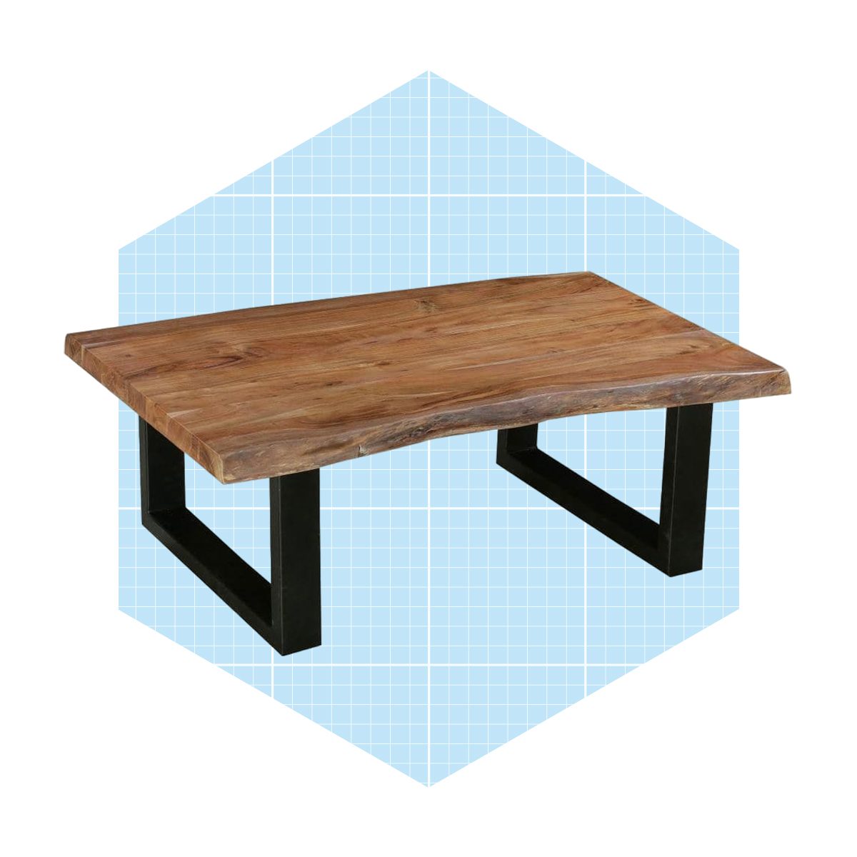 The Urban Port Acacia Wood Farmhouse Coffee Table Ecomm Via Homedepot.com