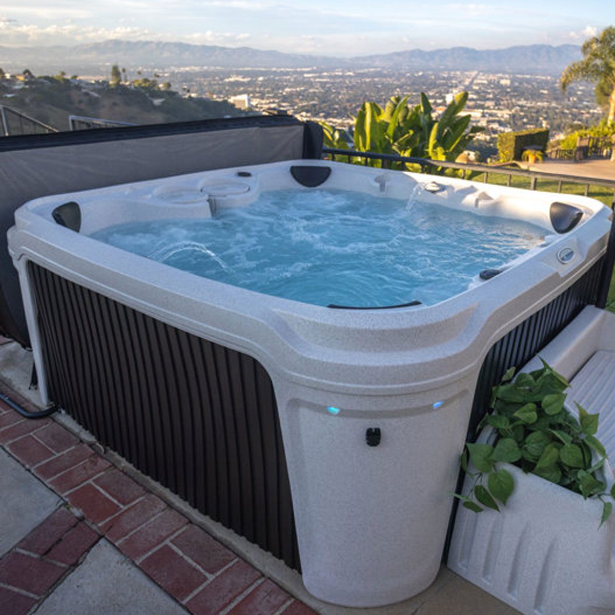 Aquarest Daydream 3500 Ensemble 7 Person Plug & Play Hot Tub With Spa Accessories Ecomm Via Wayfair.com