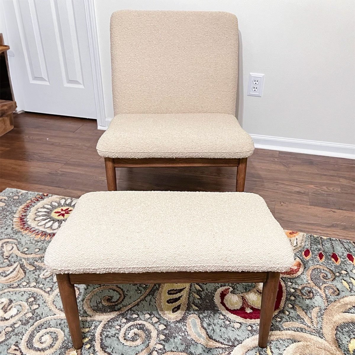 Burrow Gimlet Chair With Ottoman